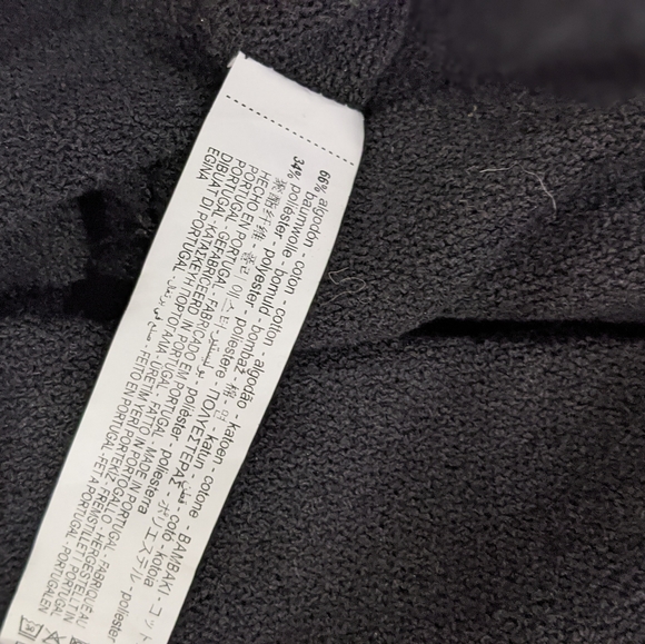 Zara Men's Large Unique V Cut Black Sweater - Picture 4 of 5